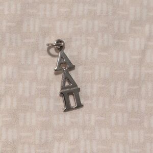 Alpha Delta Pi Sterling Silver Lavaliere Pendant
